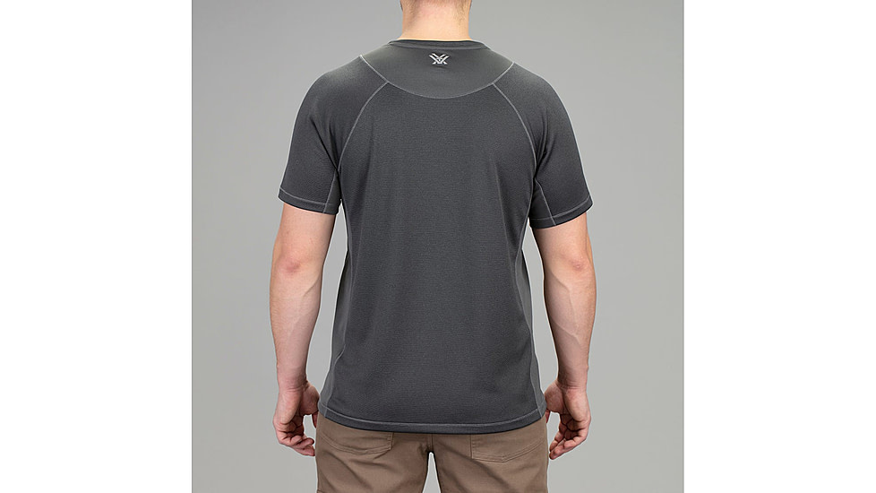 Vortex Weekend Rucker Short Sleeve Top - Mens, Charcoal, 2XL, 121-22-CHR2X