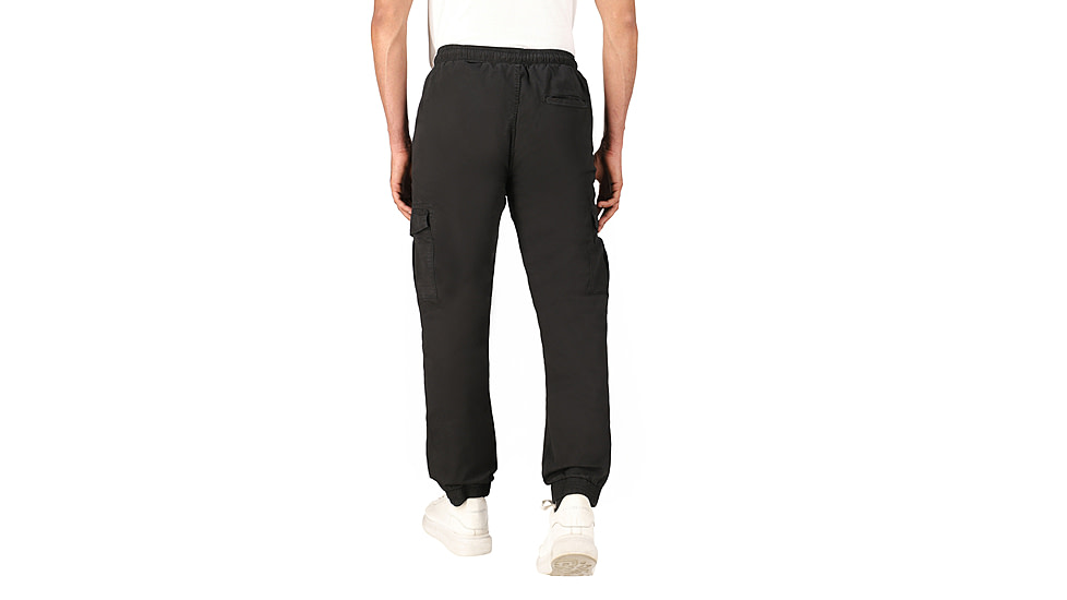 White Duck Cargo Stretch Jogger Pants - Mens, Black, Medium, WD-JPC-BL-02