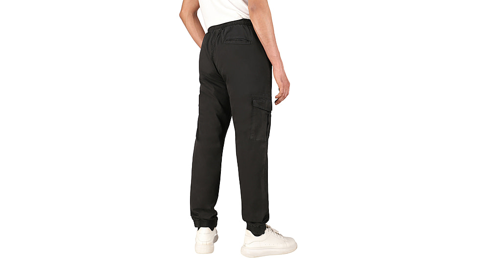 White Duck Cargo Stretch Jogger Pants - Mens, Black, Medium, WD-JPC-BL-02