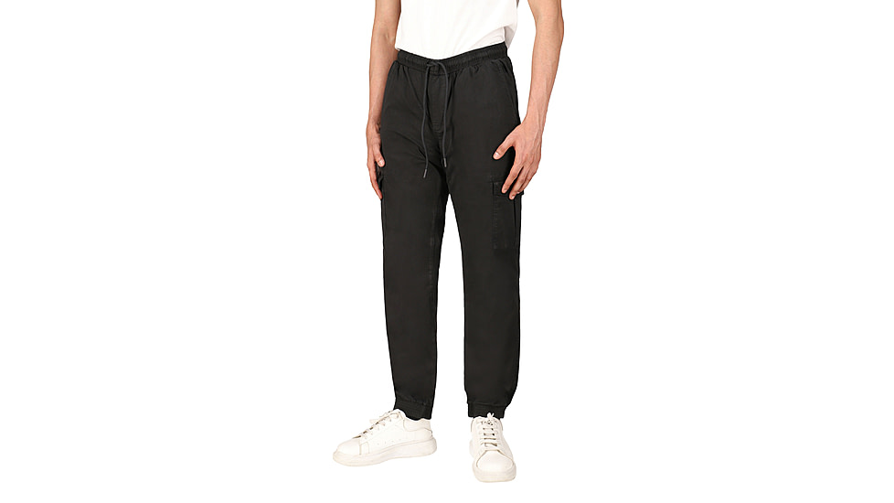 White Duck Cargo Stretch Jogger Pants - Mens, Black, Medium, WD-JPC-BL-02