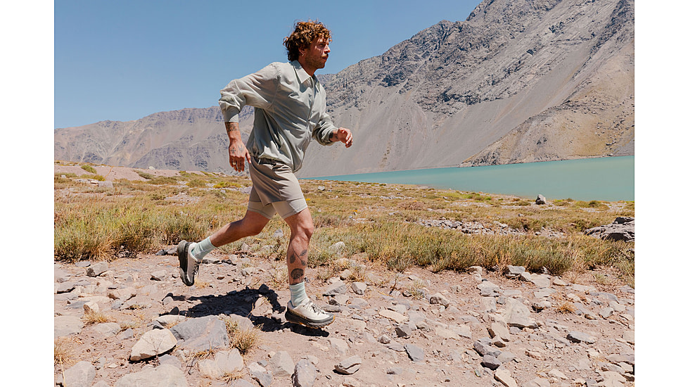 Wolverine Agility Peak 5 Trail Running Shoes - Mens, Stucco/Beluga, 10 US, J068697-10