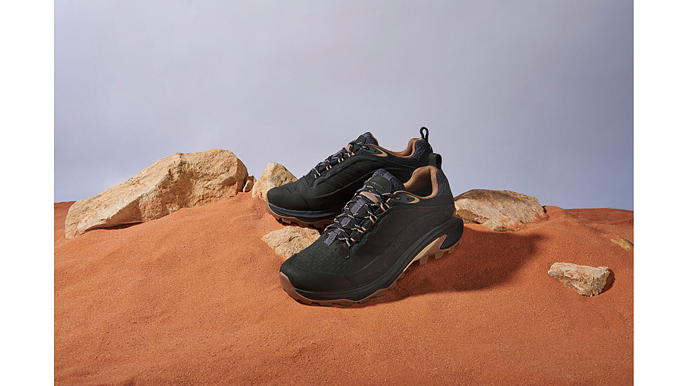 Wolverine Moab Speed 2 Leather WP Hiking Shoes - Mens, Black, 13 US, J037783-13