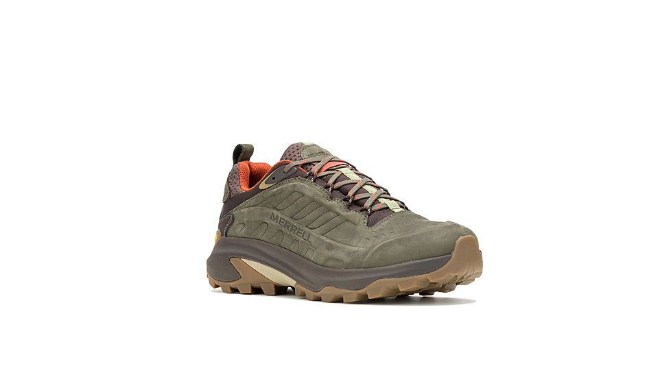 Wolverine Moab Speed 2 Leather WP Hiking Shoes - Mens, Olive, 10.5 US, J037787-10.5