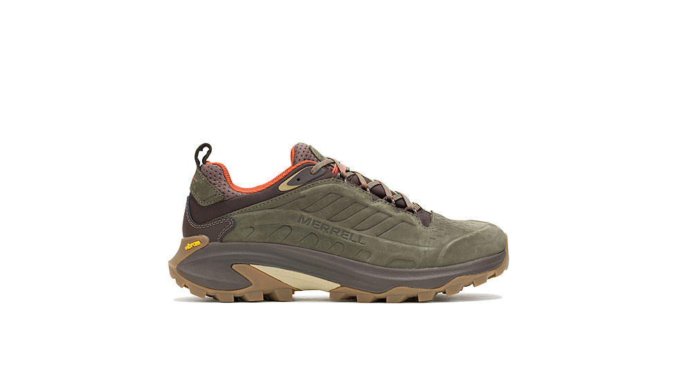 Wolverine Moab Speed 2 Leather WP Hiking Shoes - Mens, Olive, 10.5 US, J037787-10.5