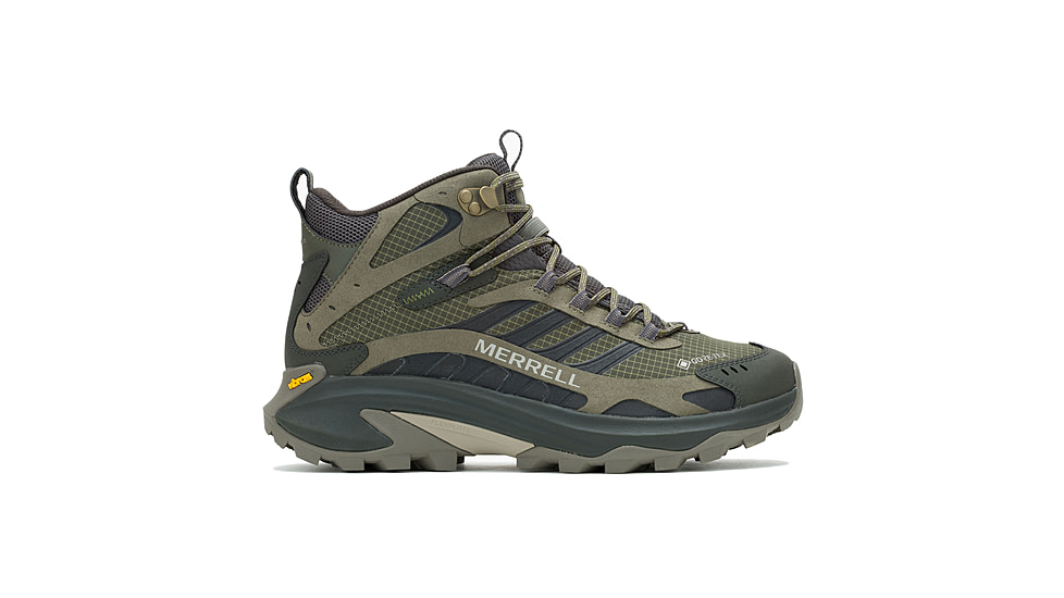 Wolverine Moab Speed 2 Mid Gore-Tex Hiking Shoes - Mens, Olive, 9 US, J037979-9