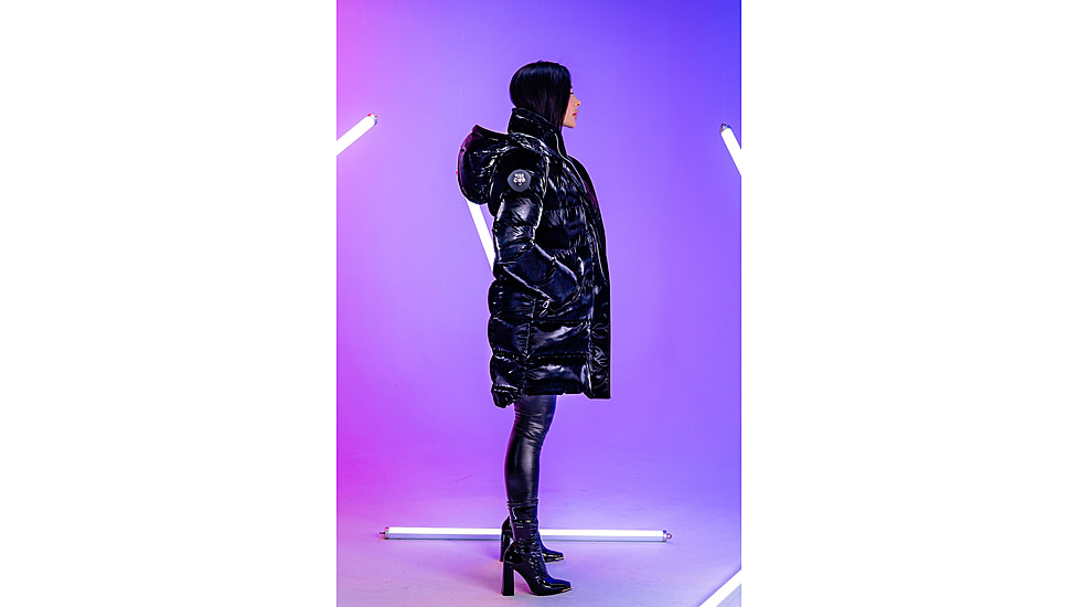 Woodpecker Penguin Long Coat - Womens, Firebird/Black Gold, S, WPW008-FB-S