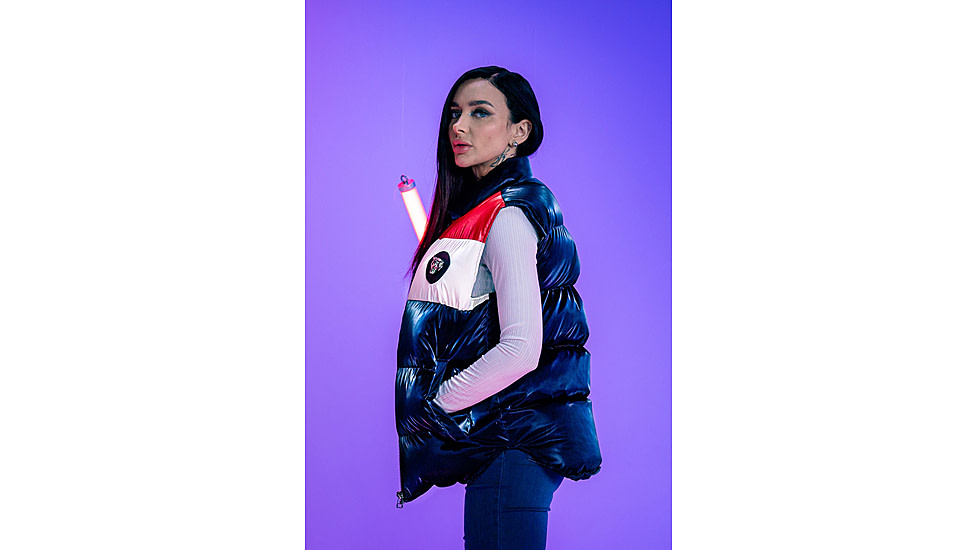 Woodpecker Vest, Red Winged/Navy Red White, S, WPU001-RW-S