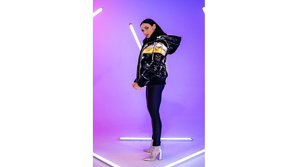 Woodpecker Woody Bomber Jacket - Womens, Firebird/Black Gold, M, WPW006-FB-M