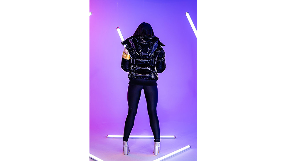 Woodpecker Woody Bomber Jacket - Womens, Firebird/Black Gold, M, WPW006-FB-M