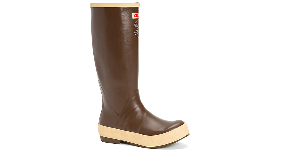 Xtratuf 15 in Salmon Sisters Legacy Boot - Womens, Choc/Beige/Octopus Print, 6, 22490-CTM-060