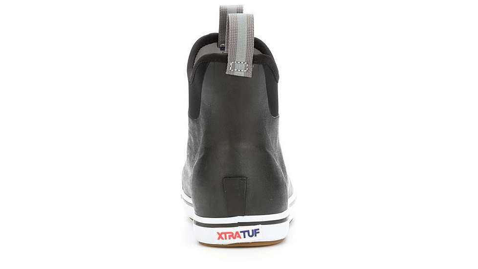 Xtratuf 6 in Ankle Deck Boot - Mens, Black, 12, 22736-BLK-120