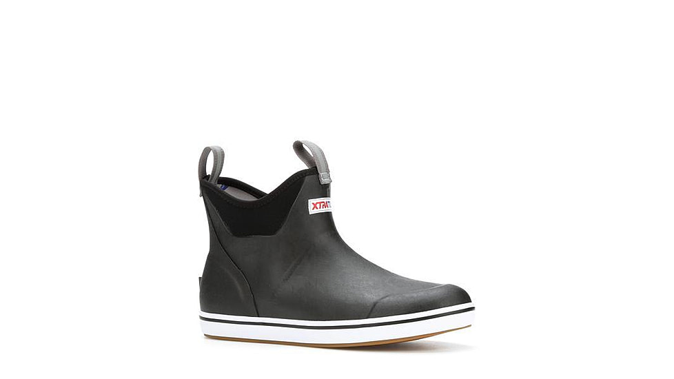 Xtratuf 6 in Ankle Deck Boots - Men's, Black, 12, 22736-BLK-120
