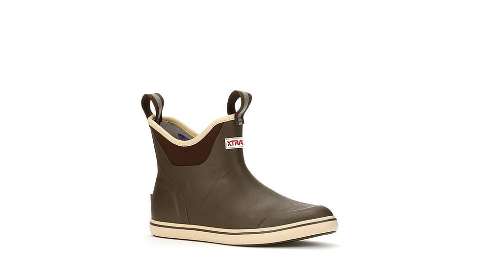 Xtratuf 6 in Ankle Deck Boots - Men's, Chocolate/Tan, 9, 22734-BRN-090