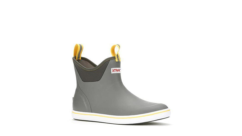 Xtratuf 6 in Ankle Deck Boots - Men's, Gray, 10, 22735-GRY-100