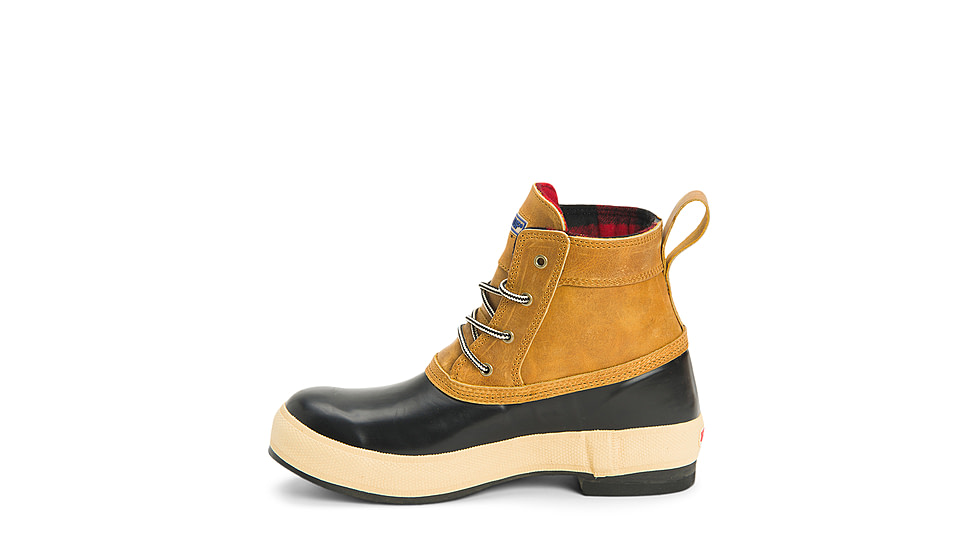 Xtratuf 6in Legacy Lace Boot - Mens, Black/Amber Gold, 10, LLM6-901-TAN-100