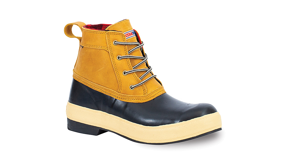Xtratuf 6in Legacy Lace Boot - Men's, Black/Amber Gold, 10, LLM6-901-TAN-100
