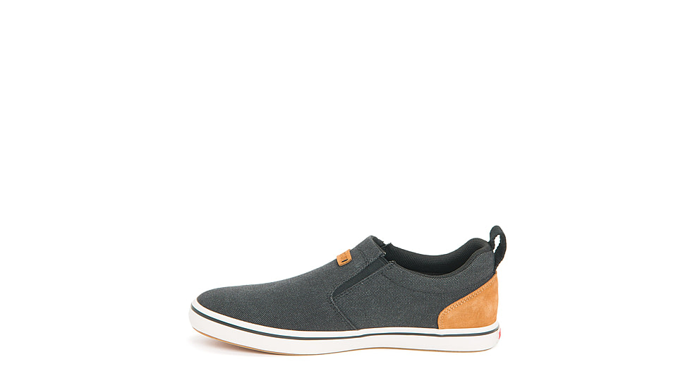 Xtratuf Canvas Sharkbyte Deck Shoe - Mens, Black, 8.5, XSB-001-BLK-085