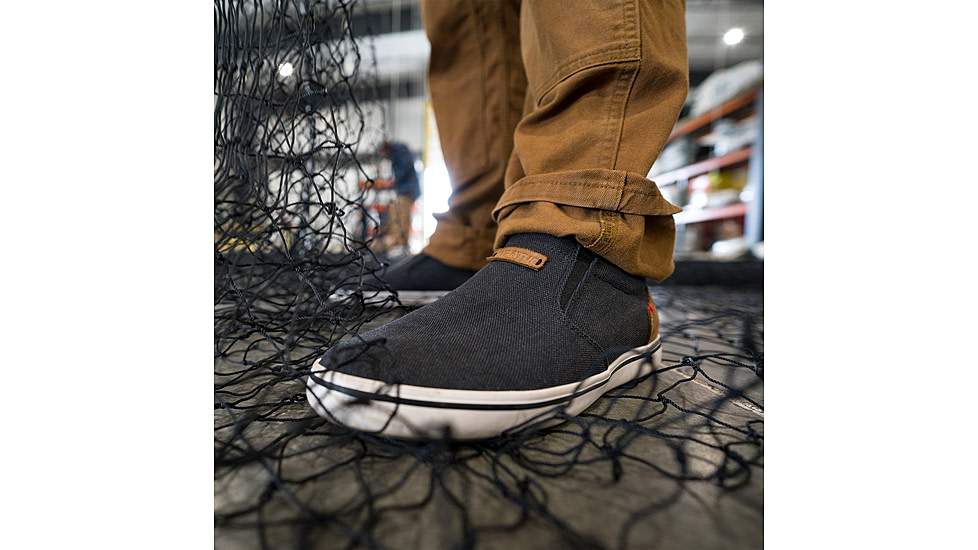 Xtratuf Canvas Sharkbyte Deck Shoe - Mens, Black, 8.5, XSB-001-BLK-085