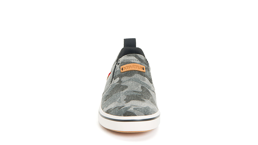 Xtratuf Canvas Sharkbyte Deck Shoe - Womens, Black Camo, 9.5, XSW-002-BLK-095
