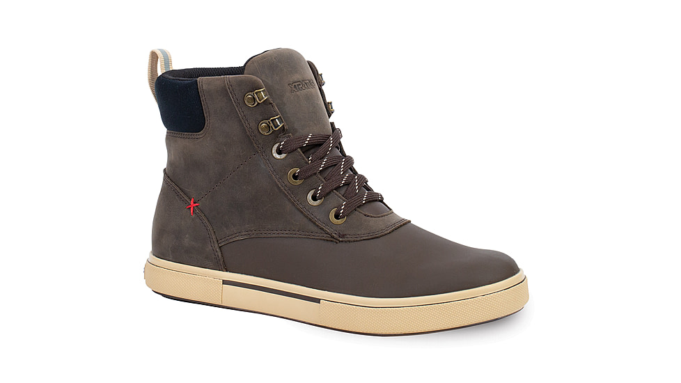 Xtratuf Leather Ankle Deck Boot Lace Shoe - Men's, Chocolate, 8.5, LAL-900-BRN-085
