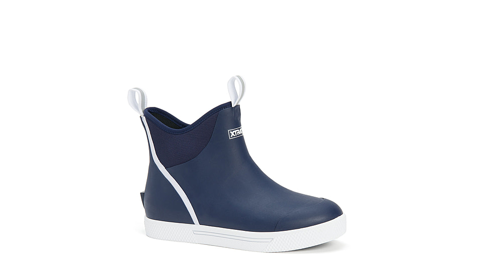 Xtratuf Wheelhouse 6 in Ankle Deck Boot - Men's, 8 US, Medium, Navy, XMW-201-NVY-080