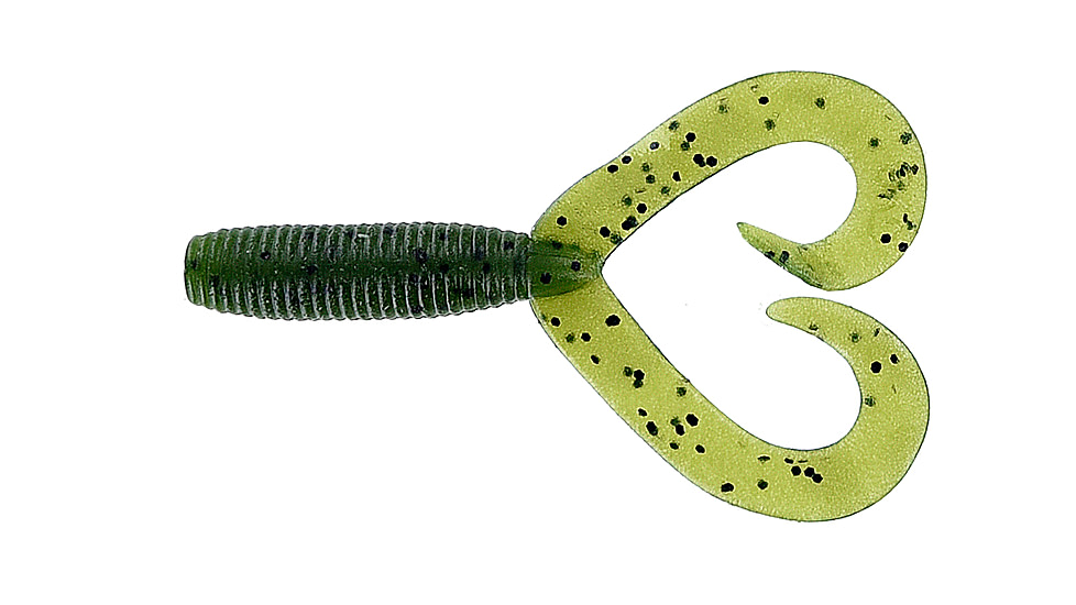 Yamamoto Baits Double Tail Grub 4in, 20pk, Watermelon &amp; Black, 15-20-194