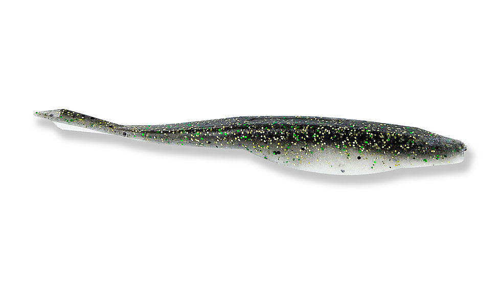 Yamamoto Baits D-Shad Soft Plastic Jerkbaits, 7, 5in, Smoke Shad, YAM-121-07-958