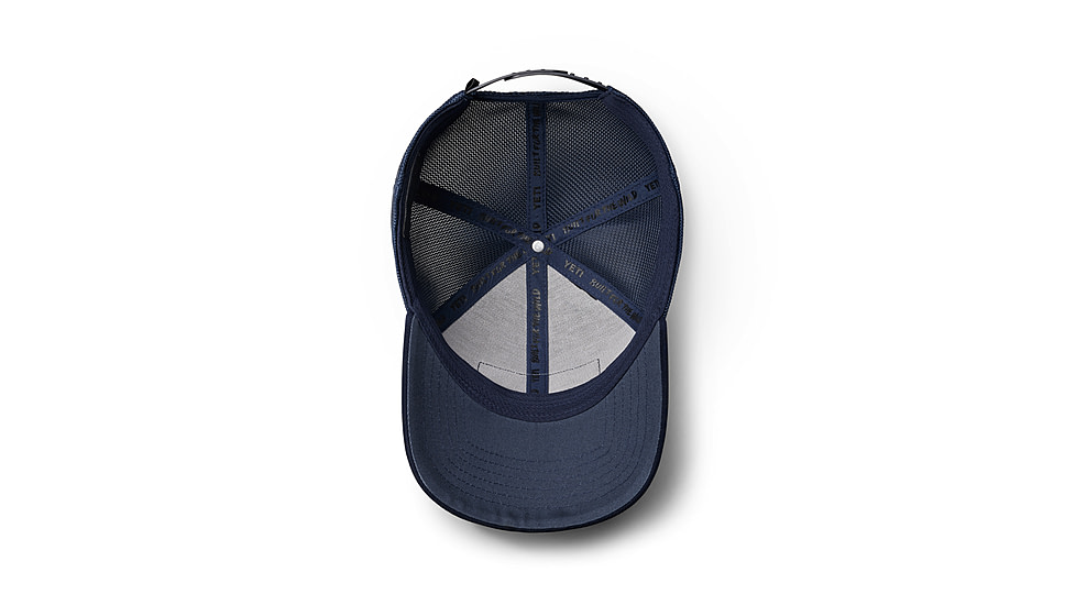 Yeti Core Patch Trucker Hat Navy on Navy, Navy, One Size, 21023005559