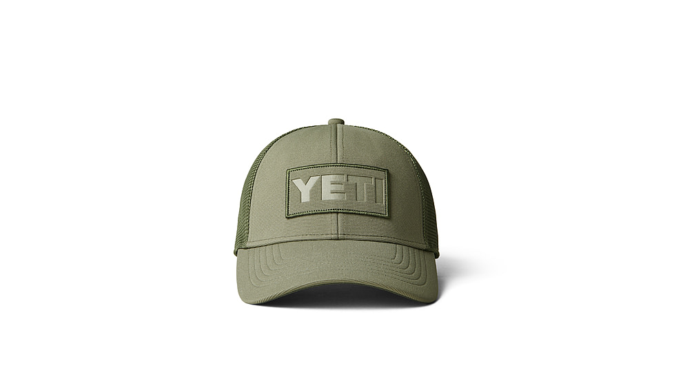 Yeti Core Patch Trucker Hat Olive on Olive, Olive, One Size, 21023005561