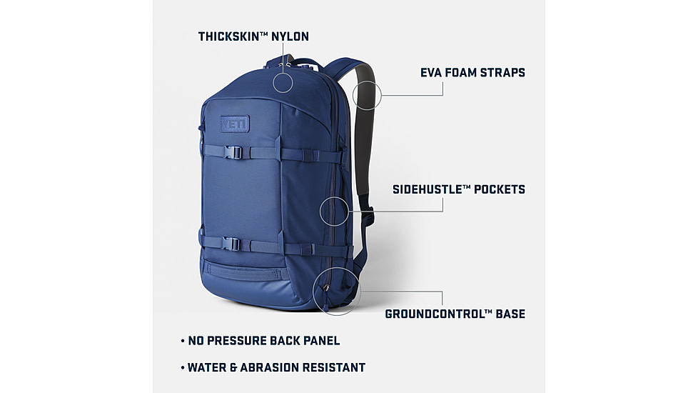 Yeti Crossroads Backpack 27L Navy, Navy, 27 L, 26010000280