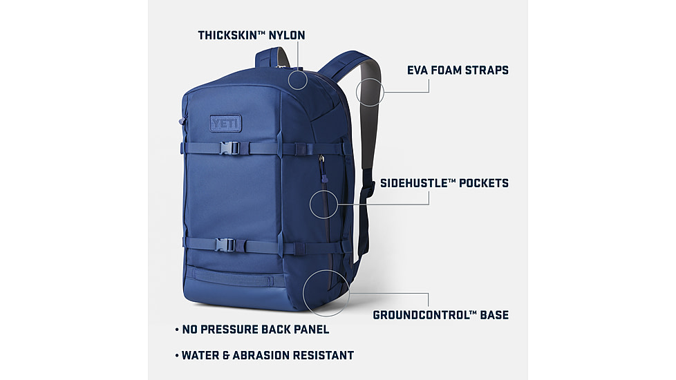 Yeti Crossroads Backpack 35L Navy, Navy, 35 L, 26010000282