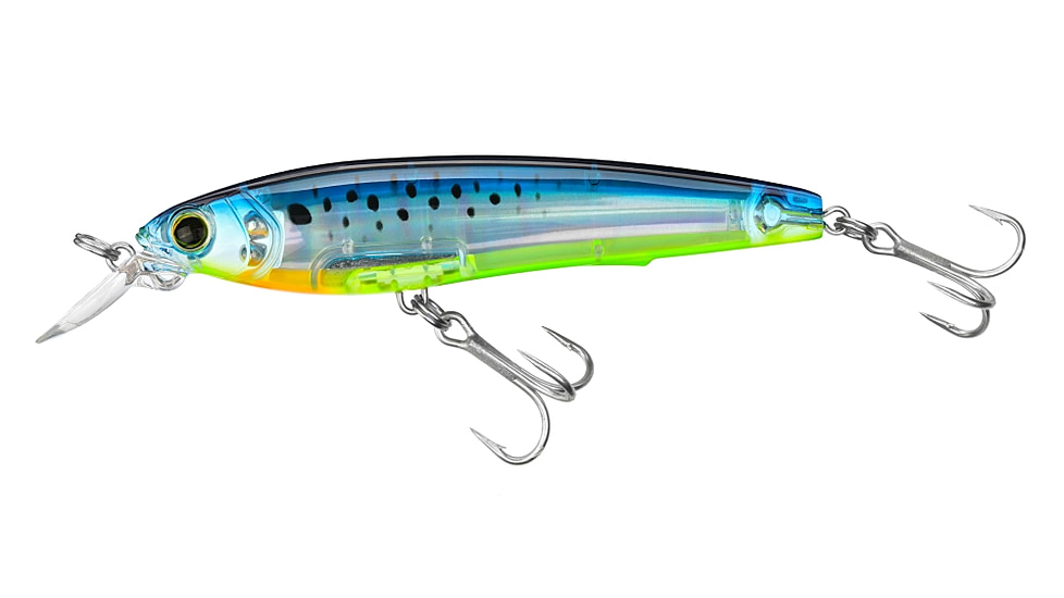 Yo-Zuri 3D Inshore Fingerling Suspending Lure, 100mm, 4in, Mardi Gras, R1410 MDG