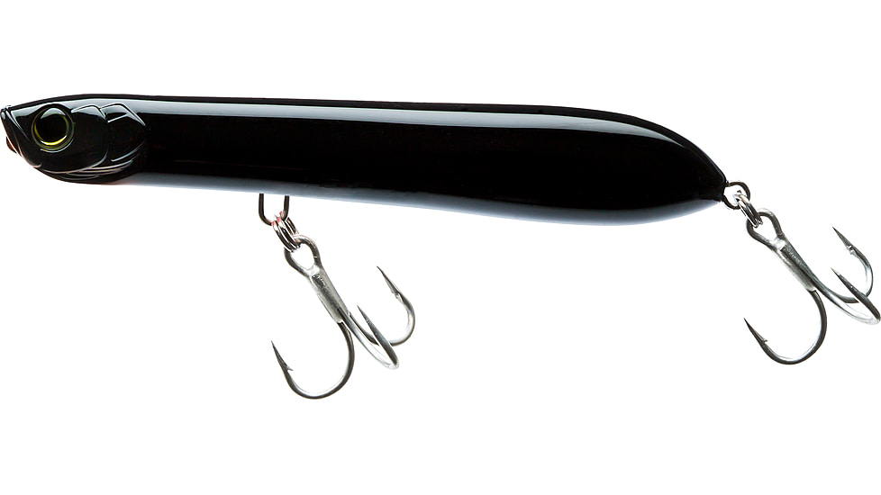 Yo-Zuri 3D Inshore Pencil Popper Floating Lure, 135mm, 5-3/8in, Black, R1433 BL