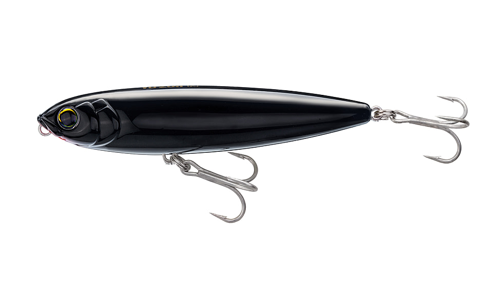 Yo-Zuri 3D Inshore Topknock Pencil Floating Lure, 100mm, 4in, Black, R1350 BL