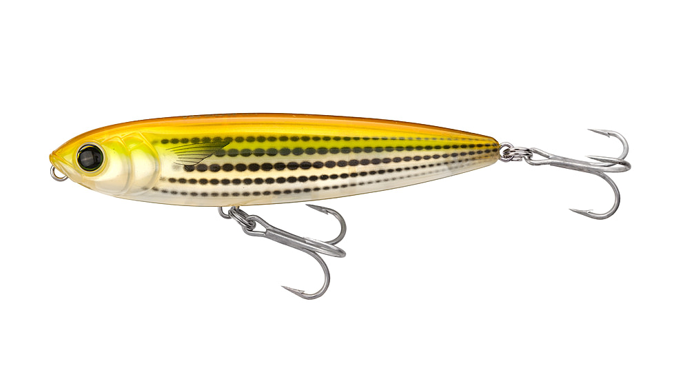 Yo-Zuri 3D Inshore Topknock Pencil Floating Lure, 100mm, 4in, Yellow Mullet, R1350 YMT