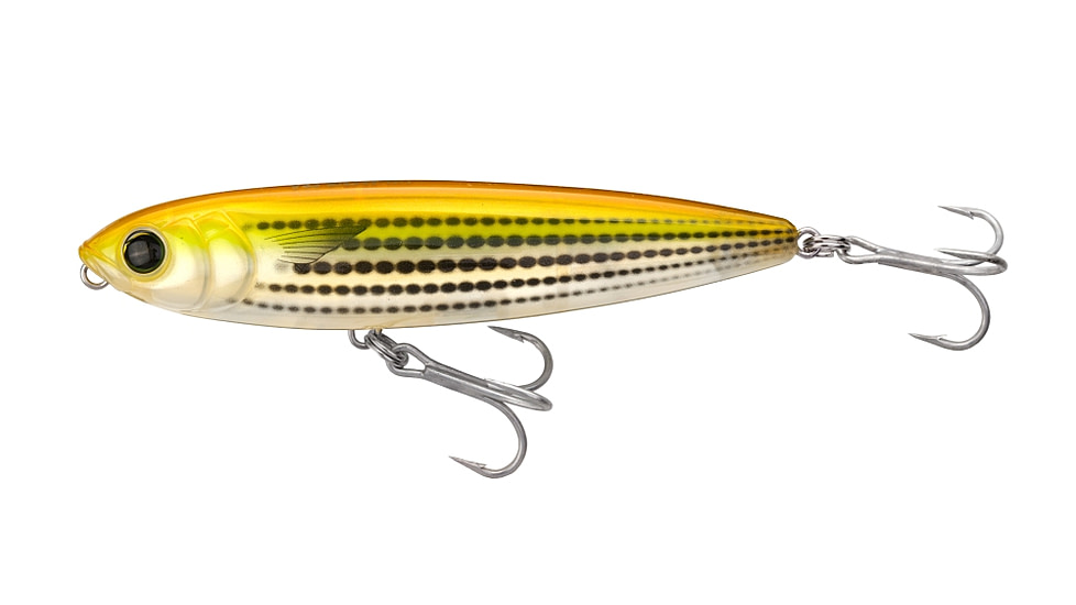 Yo-Zuri 3D Inshore Topknock Pencil Floating Lure, 125mm, 5in, Yellow Mullet, R1369 YMT