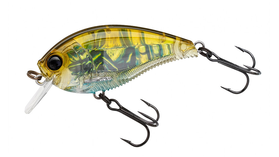 Yo-Zuri 3DB Crank 1.5 Squarebill Lure, 60mm, Real Green Crawfish, R1352 RGCF