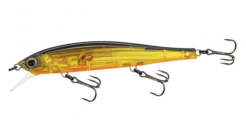 Yo-Zuri 3DB Jerkbait 110 Suspending Lure, 110mm, Prism Gold/Black, R1355 PGBL
