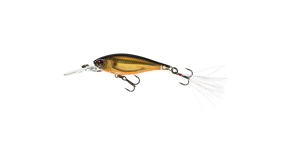 Yo-Zuri 3DB Shad Lure, 70mm, Prism Gold Black, R1104 PGBL