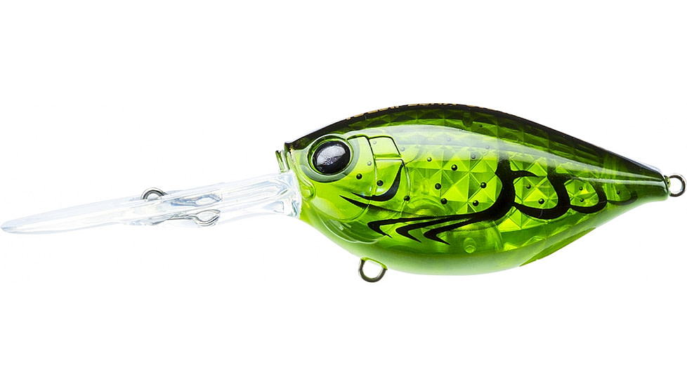Yo-Zuri 3DR-X Deep Diver Lure, 50mm, Translucent Green Crawfish, R1442 TGCF