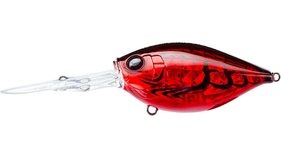 Yo-Zuri 3DR-X Deep Diver Lure, 50mm, Translucent Red Crawfish, R1442 TGRC