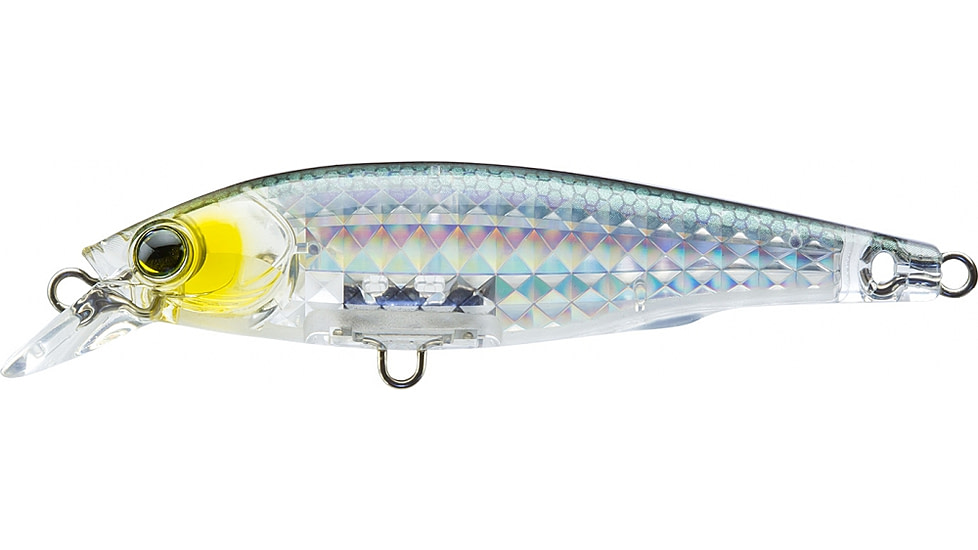 Yo-Zuri 3DR-X Minnow Lure, 80mm, Prism Silver/Black, R1436 PSBL