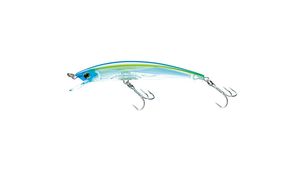 Yo-Zuri Crystal 3D Minnow Floating Luge, 90mm, Blue/Yellow, F1145 C58