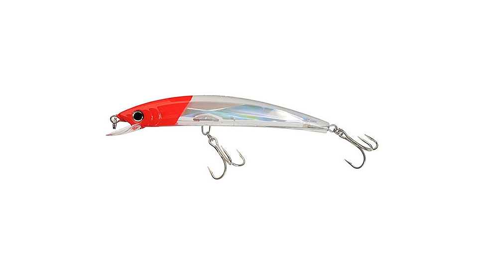 Yo-Zuri Crystal 3D Minnow Magnum Luge, 165mm, Red Head, F1151 C5