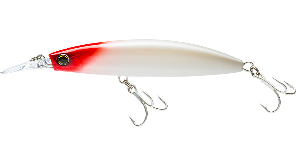 Yo-Zuri Mag Speed Lure, 120mm, 4-3/4in, Pearl Red Head, R1478 PRH