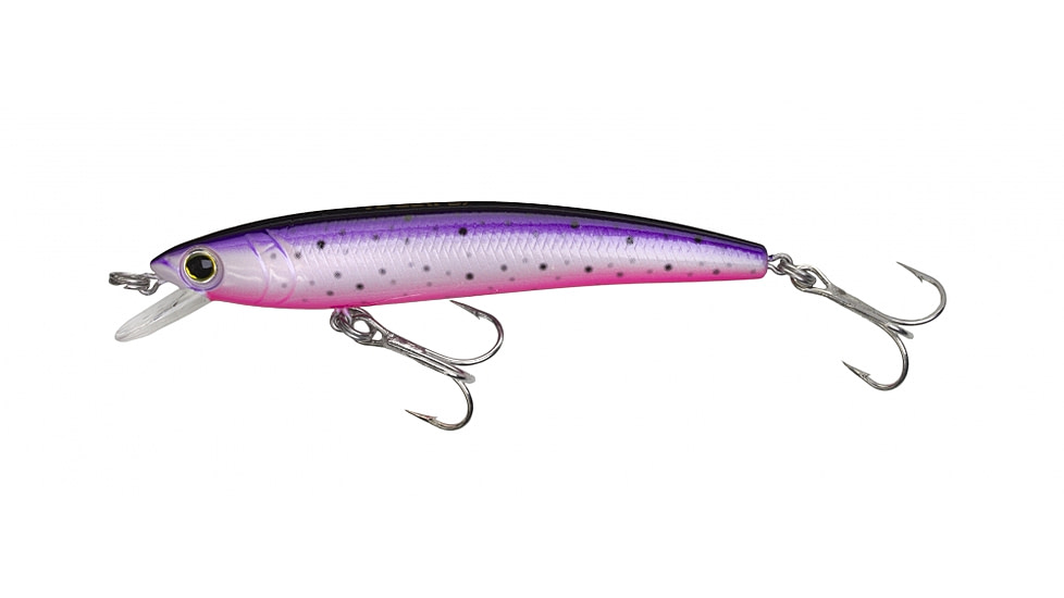 Yo-Zuri Pins Minnow Floating Lure, 50mm, Purple Rainbow Trout, F1161 PRT