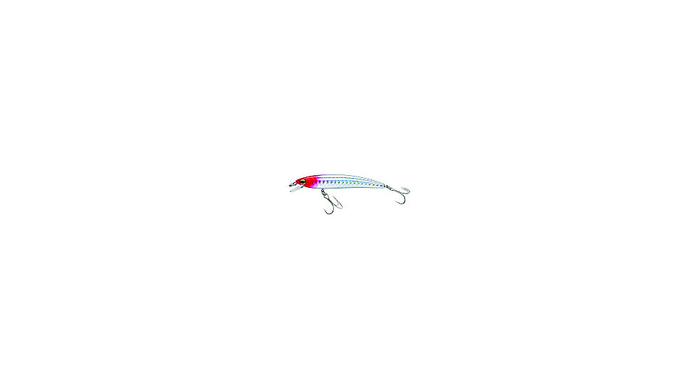 Yo-Zuri Pins Minnow Floating Lure, 50mm, Red Head, F1161 RH