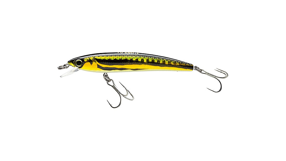 Yo-Zuri Pins Minnow Floating Lure, 90mm, Gold/Black, F1163 GBL