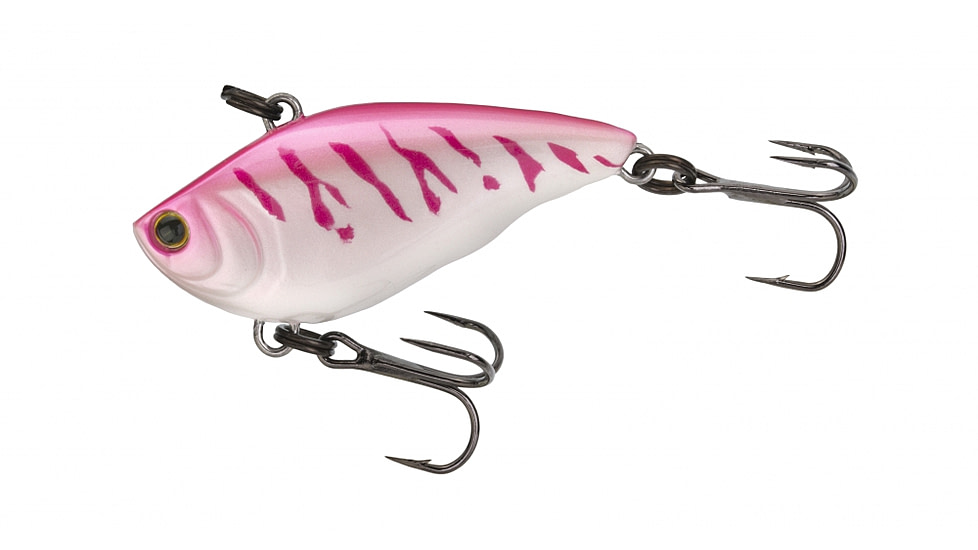Yo-Zuri RattlN Vibe Lure, 55mm, UV Pink Tiger, R1159 UPT