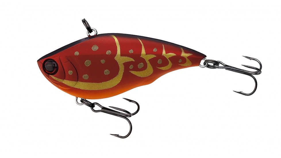Yo-Zuri RattlN Vibe Lure, 55mm, Matte Rayburn Red Crawfish, R1159 MRRC